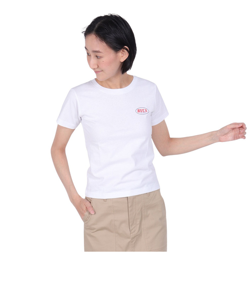 ルーカ（RVCA）BASE CAMP BABY ST 半袖Tシャツ BE043218 WHT