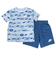 ナイキ（NIKE）キッズ NKB B NSW CLUB SSNL AOP Tシャツ ショーツ 上下セット 86L773-B2S