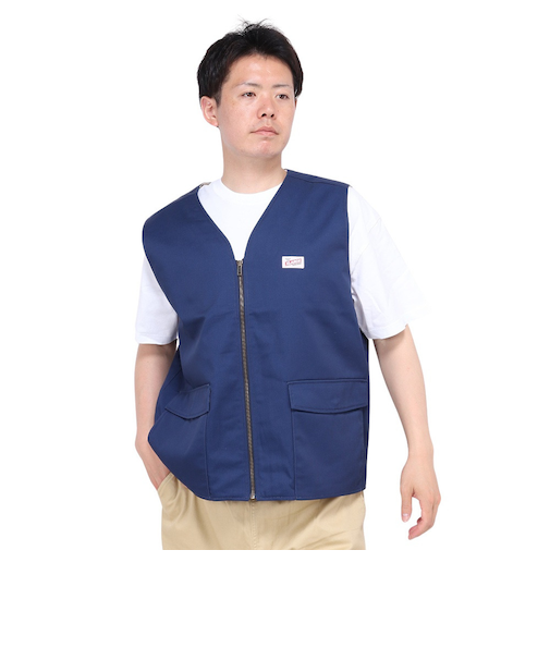 エクストララージ（XLARGE）パッチワーク ベスト 101241021006-NAVY