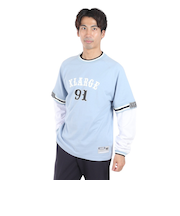 エクストララージ（XLARGE）91 LAYERD 長袖シャツ 101242011035-LtBLUE
