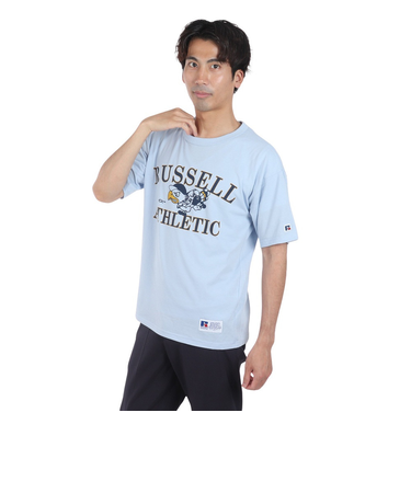 ラッセル（RUSSELL）30s/-BBバート 半袖Tシャツ RBM24S0016 BLU