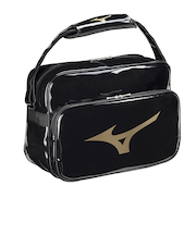 ミズノ（MIZUNO）エナメルバッグ 30L 黒 33JSB21209