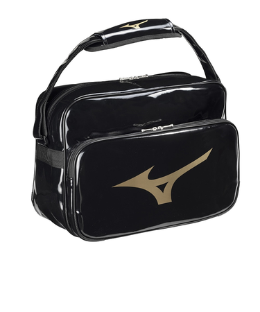 ミズノ（MIZUNO）エナメルバッグ 30L 黒 33JSB21209