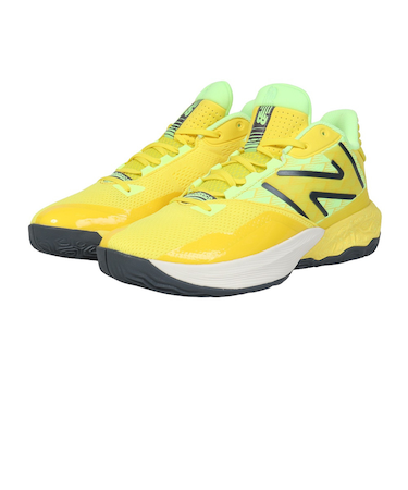 ニューバランス（new balance）バスケ シューズ バッシュ トゥーウェイ Two Wxy v4 BB2WYRT42E 軽量 ミッドカット イエロー