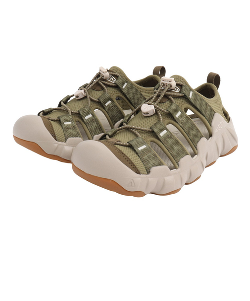 キーン（KEEN）スポーツサンダル ハイパーポートH2 オリーブ 1028654 ストラップ 速乾 軽量 抗菌防臭 防滑性 タウン レジャー 旅行 おしゃれ