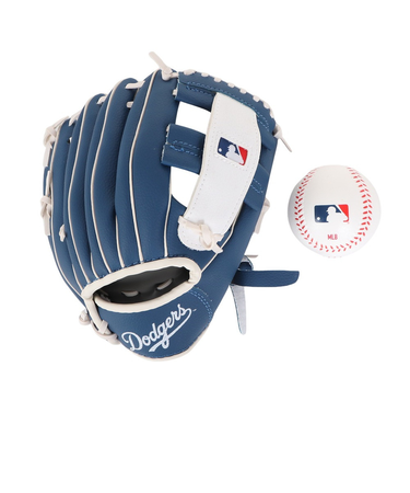エムエルビー（MLB）MLB LAドジャース 9.5インチグローブ ボール セット 76099F19K6 LAD