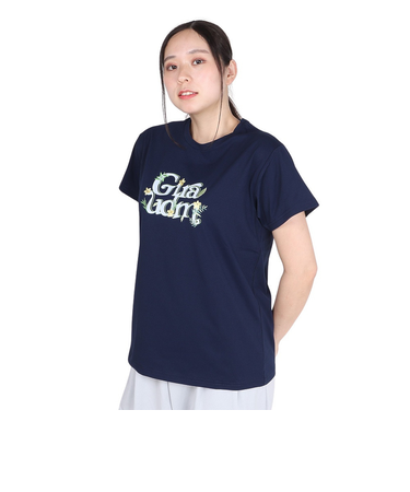ドライプラス ジャージー プリント 半袖Tシャツ CT4S0095-TR864-GRCD NVY