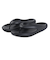 クロックス（crocs）サンダル メロウリカバリーフリップ Bl ブラック 208437-001 シャワサン 鼻緒付き シンプル やわらかい