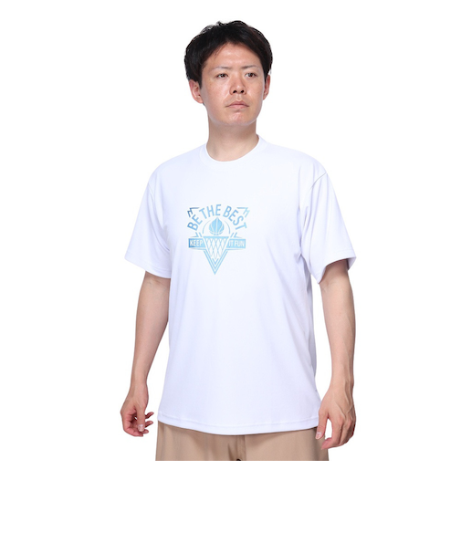 エックスティーエス（XTS）バスケットボールウェア ドライプラス BE THE BEST 半袖Tシャツ 751TS4ES0001WHT 速乾