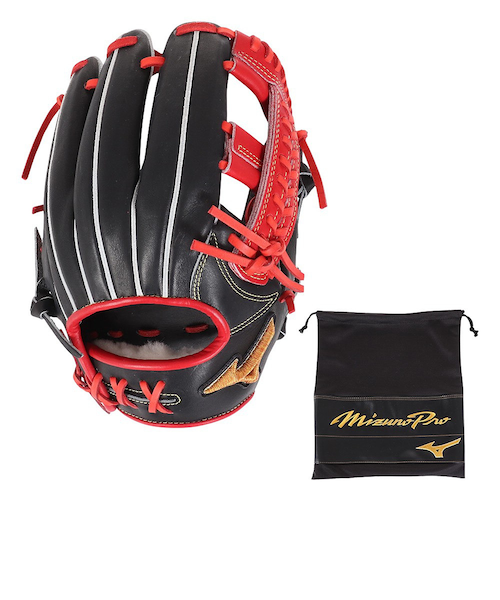 ミズノ エルボーガード 直営店限定 新品未使用 オリックス 紅林モデル ミズノ（MIZUNO）軟式用グラブ 内野手 ミズノプロ 紅林モデル