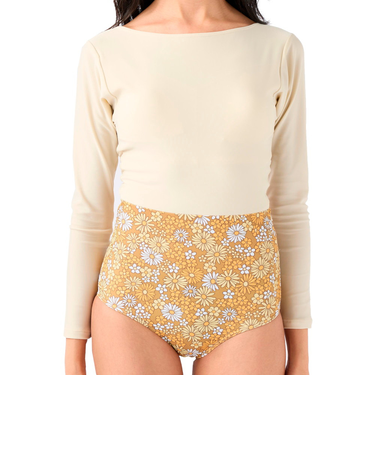 オーシャンパシフィック（Ocean Pacific）花柄 ワンピース水着 523831 BRN