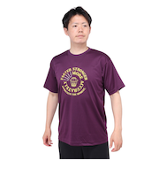 エックスティーエス（XTS）バスケットボールウェア ドライプラス FASTER STRONGER 半袖Tシャツ 751TS4ES0009PUL 速乾