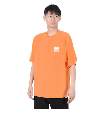 リーフ（REEF）スクエアロゴ半袖Tシャツ RFTEM2412-ORG