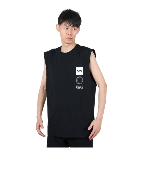 ルーカ（RVCA）VA VENT SURF タンクトップ ラッシュガード BE041806 BLK