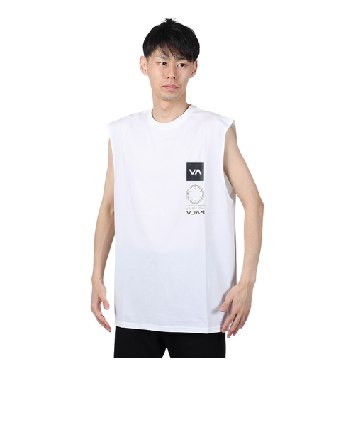 ルーカ（RVCA）VA VENT SURF タンクトップ ラッシュガード BE041806 WHT
