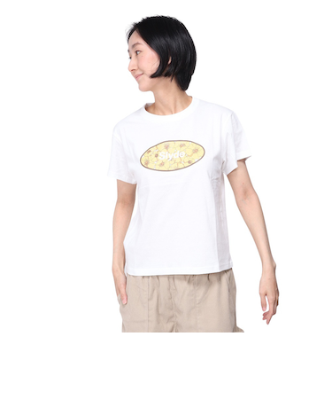 POPPY CIRCLE 半袖Tシャツ SL24SSL-APP001-WHT