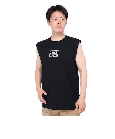 ライズ（RYZ）CONNECTING ノースリーブ シャツ RZ10CD24SS0021 BLK