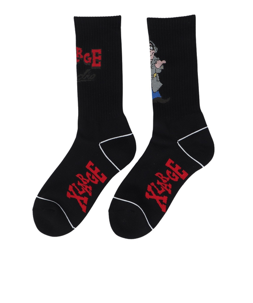 エクストララージ（XLARGE）RADIO ソックス 101242054010-BLACK