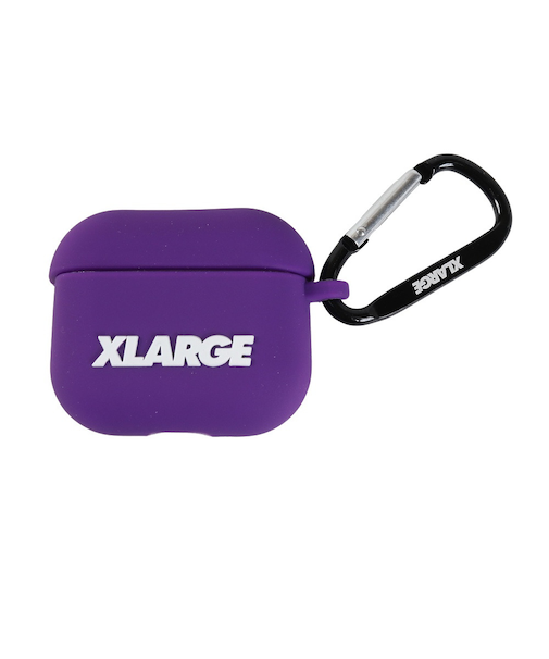 エクストララージ（XLARGE）スタンダード ロゴ 3rd ジェネレーション エアーポッズ ケース 101241054011-PURPLE