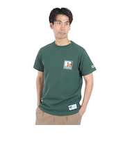 ラッセル（RUSSELL）16/-OE ワンポイント ロゴ 半袖Tシャツ RBM24S0013 DGRN
