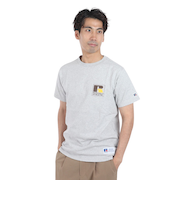 ラッセル（RUSSELL）16/-OE ワンポイント ロゴ 半袖Tシャツ RBM24S0013 MGRY