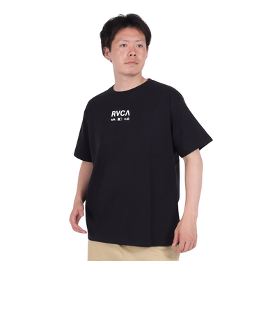 ルーカ（RVCA）TEXTBOOK MID 半袖 Tシャツ BE04A241 BLK