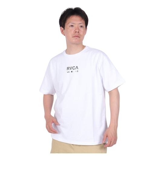 ルーカ（RVCA）TEXTBOOK MID 半袖 Tシャツ BE04A241 WHT