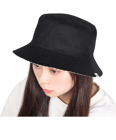 フィラ（FILA）リバーシブル バケットハット 24101320301570 黒