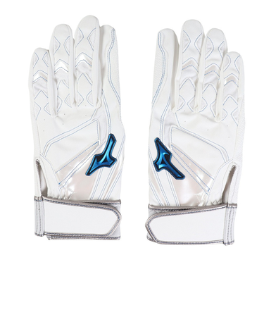 ミズノ（MIZUNO）バッティング用グローブ 野球 ウィルドライブ ブルー 両手用 24SS 1EJEA53401