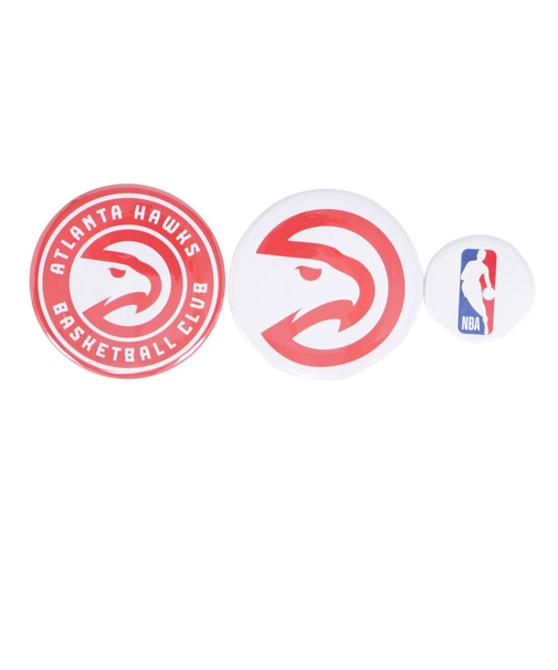 エヌビーエー（NBA）缶バッチセット アトランタ・ホークス NBA32711