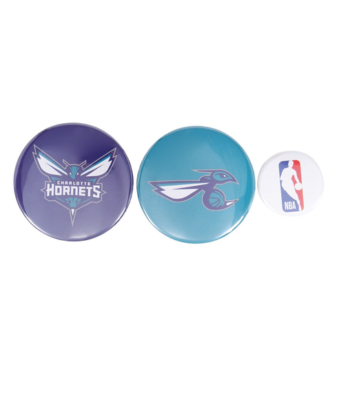 エヌビーエー（NBA）缶バッチセット シャーロット・ホーネッツ NBA32713