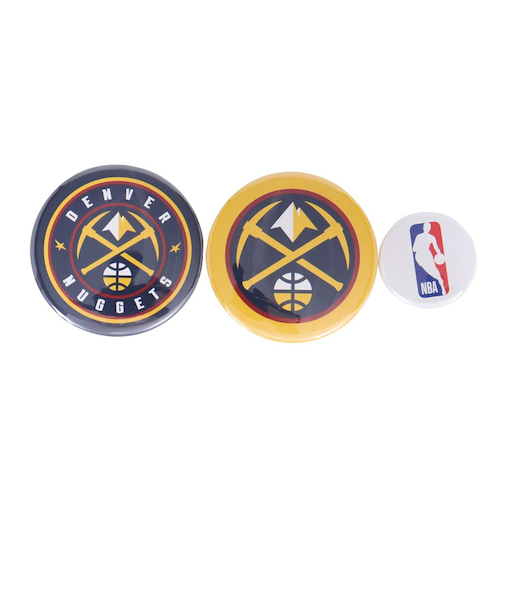 エヌビーエー（NBA）缶バッチセット デンバー・ナゲッツ NBA32715
