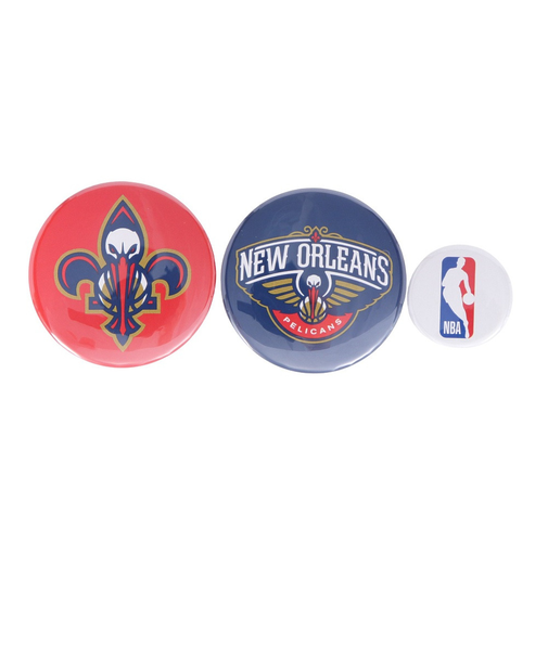 エヌビーエー（NBA）缶バッチセット ニューオーリンズ・ペリカンズ NBA32724