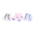 ナイキ（NIKE）靴下 ガールズ GRIPPER アンクルソックス 3足組 NN0836-P3F