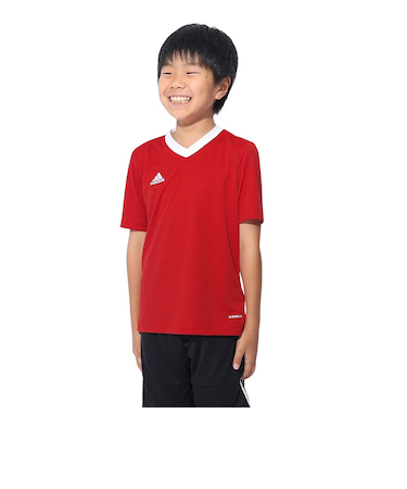 アディダス（adidas）サッカーウェア ジュニア キッズ ENTRADA 22 半袖ジャージ MBE20-H57496