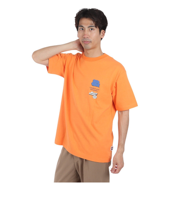 ベンデイビス（BEN DAVIS）オーバーラップ 半袖 Tシャツ 24580018-ORG