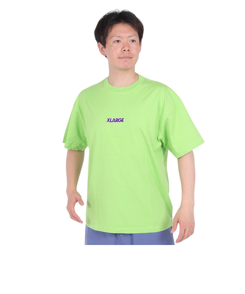 エクストララージ（XLARGE）スタンダード ロゴ ショートスリーブ Tシャツ 101242011006-GREEN