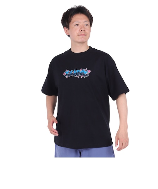エクストララージ（XLARGE）AEROSOL GAFFITI ショートスリーブ Tシャツ 101242011032-BLACK