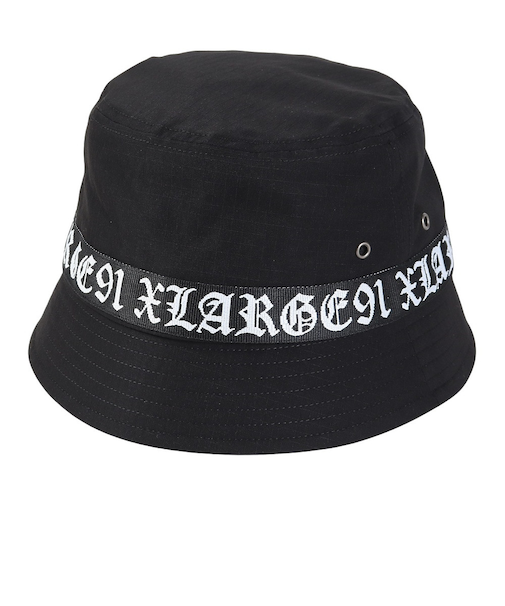 エクストララージ（XLARGE）OLD ENGLISH バケットハット 101242051006-BLACK