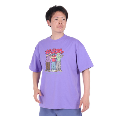 エクストララージ（XLARGE）CITIES ショートスリーブ Tシャツ 101242011017-LtPURPLE