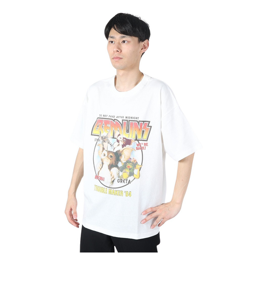グレムリンズ（GREMLINS）GLROCK プリント半袖Tシャツ グレムリン 4515051-07 WHT