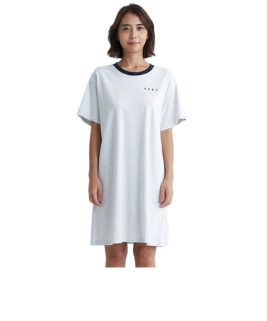 ロキシー（ROXY）GETTING LOST IN PARADISE ロゴバックプリント ひざ丈ワンピース 24SURDR242022HER