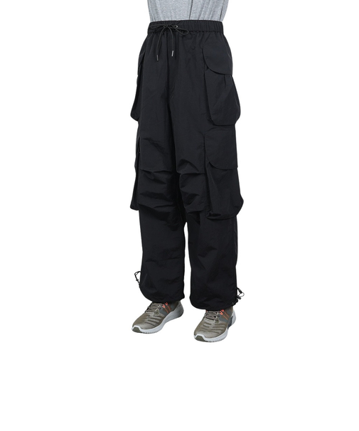 グルーブナイロン ビッグ カーゴ パンツ 4523002-01 BLK