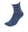 ふくらし 5本指 ボーダー ソックス 37779 NVY
