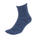 ふくらし ゆるピ丈 無地 クルー丈 5本指 ソックス 37781 NVY