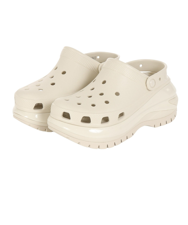 クロックス（crocs）スポーツサンダル メガ クラッシュ クロッグ ベージュ 207988-2Y2-2023T タウン 街履き カジュアル レジャー