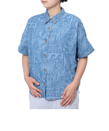 ロキシー（ROXY）BEACH NOSTALGIA デニムシャツ 24SPERJWT03621BMTW