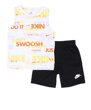ナイキ（NIKE）ボーイズ NSW PE AOP タンクトップ ショートパンツ 上下セット 76M044-023