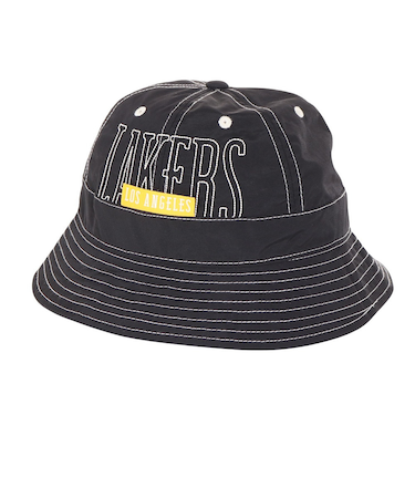 バケットハット NBA CONTRAST 6 HWC レイカーズ HBKB6726-LALBLCK