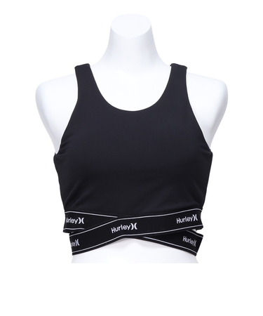 ハーレー（HURLEY）JACQUARD BAND タンクトップブラ 水陸両用 スポーツブラ WSB2320031-BLK